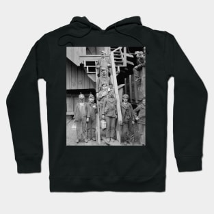 Coal Breaker Boys, 1900. Vintage Photo Hoodie